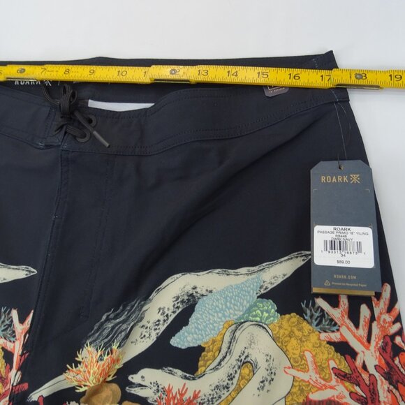 Roark Passage Primo 18” Boardshorts Yiling Dark Navy Mens Size 34 NWT‎ RB446 - Picture 6 of 6